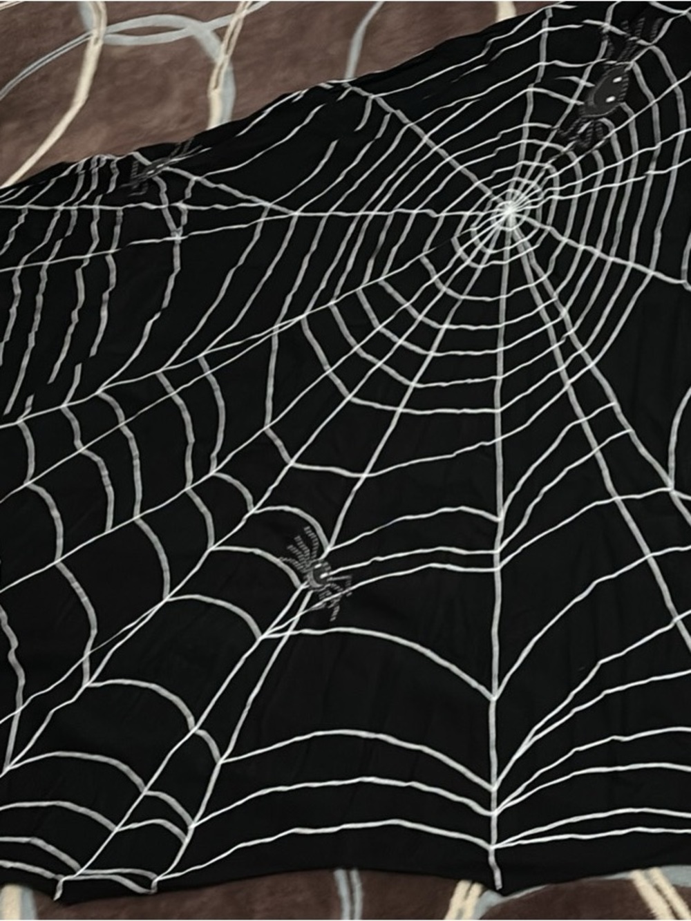 PotteryBarn kids black table cloth